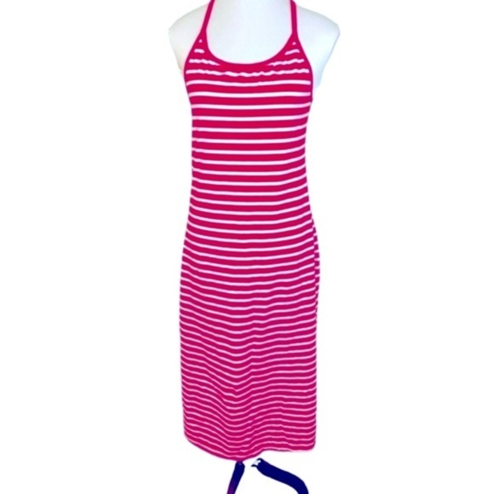 COCO & tashi Red and White Striped Maxi Dress NWT - Size L ❤️🤍